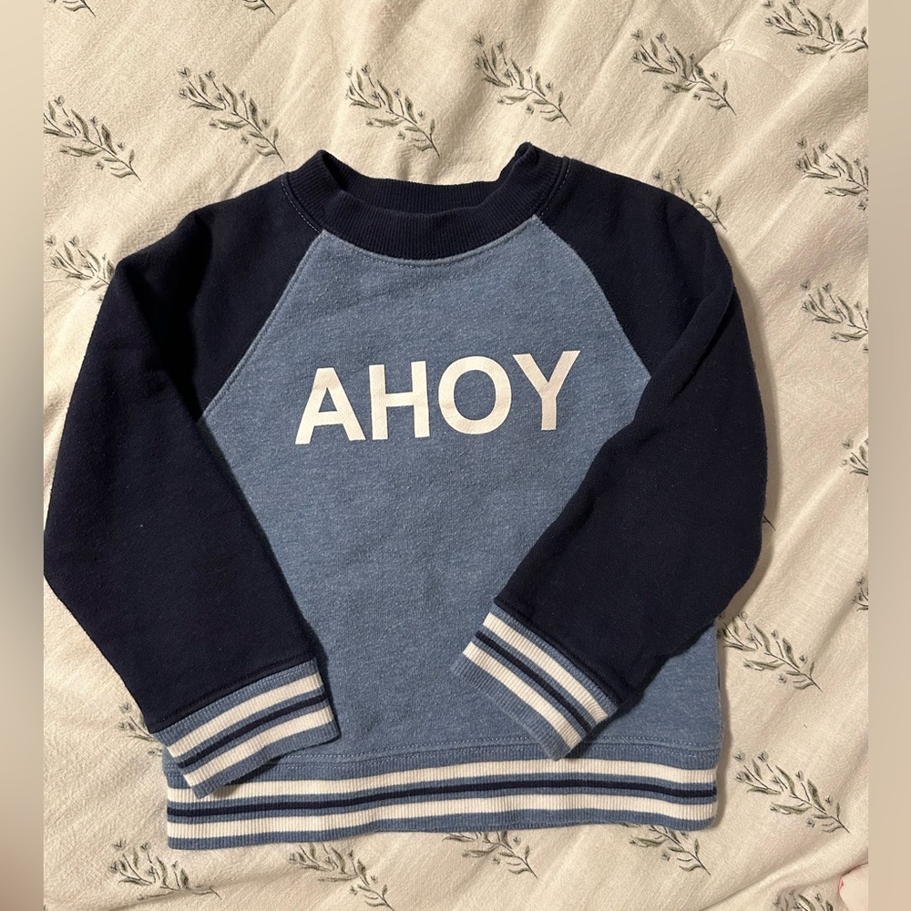 Janie and Jack “Ahoy” Sweatshirt
